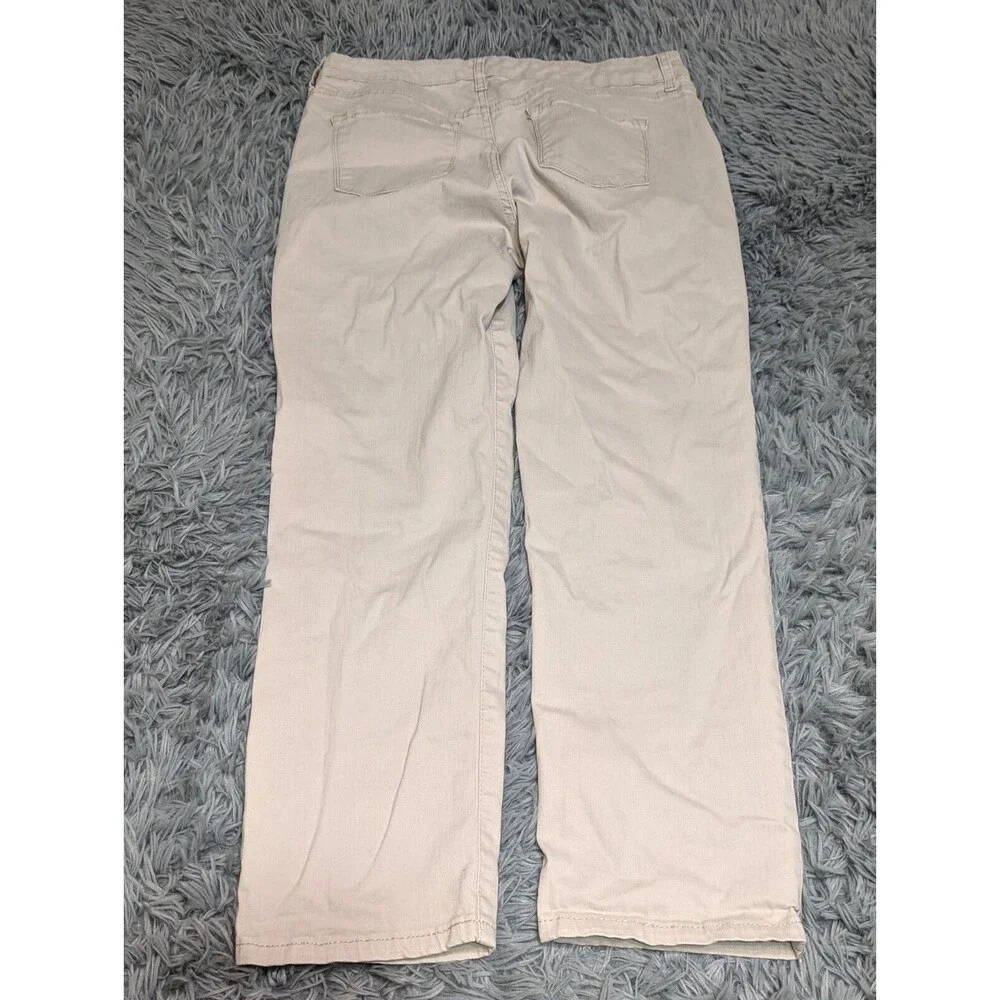 Bandolino Mandie Straight Jeans‎ Womens 12PS 12 Petite 12P Short Stretch 32x26